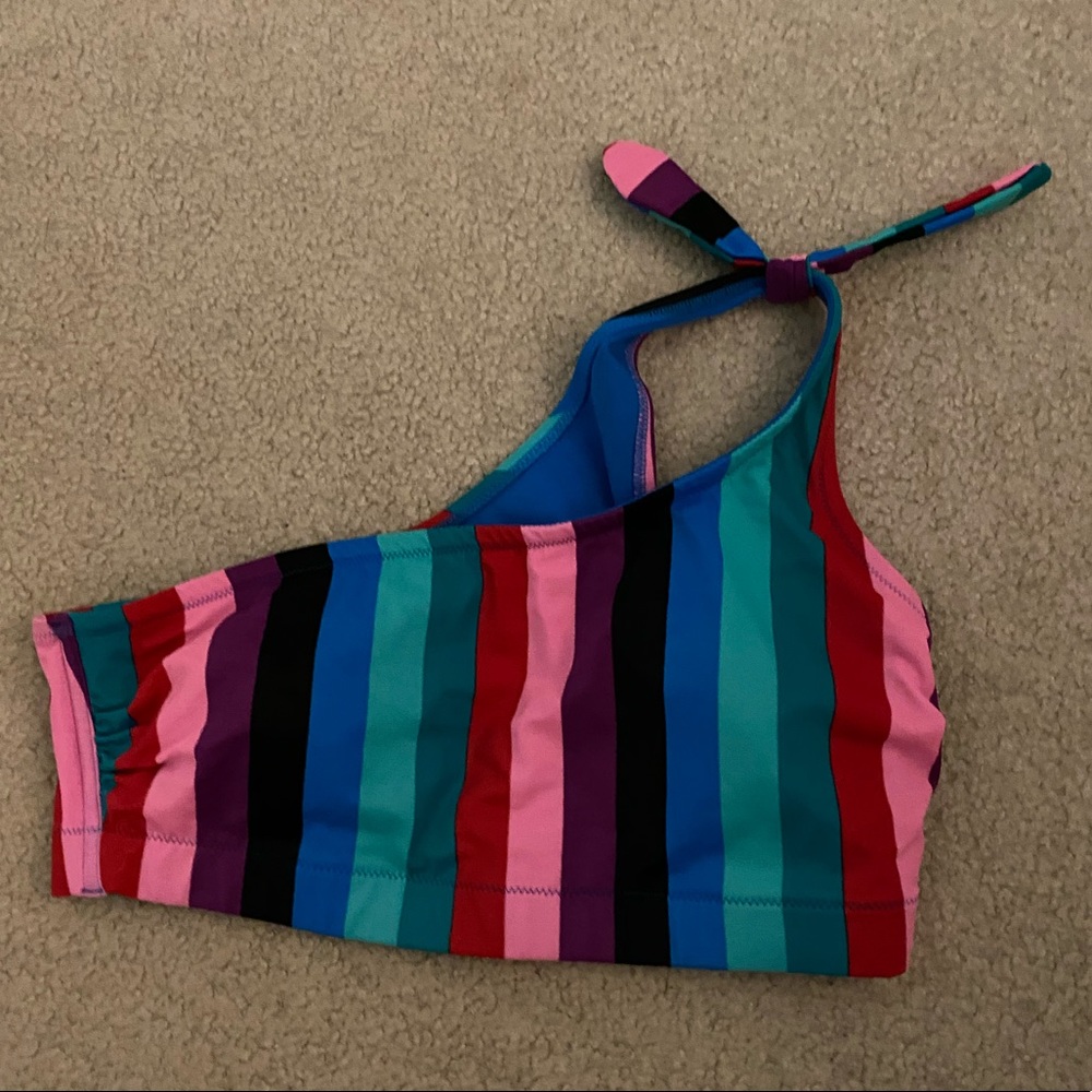 Asymmetrical Bathing Suit Top